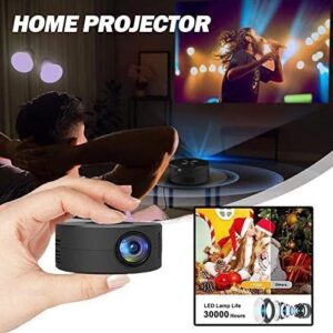 Yt200 Mini Black Led Mobile Video Projector Support Same Home Wired 1080p Home Projector Screen Player L3o1 Theater Kids Media