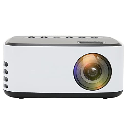 GOWENIC Mini Home Theater WiFi Projector, 500LM 1080P Supported, Portable Mini DVD Projector for Outdoor Movies, for Smartphone Tablet Laptop TV Stick Home Theater(#2)