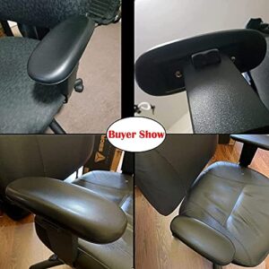 Ketofa Office Chair Arm Pads Replacement Armrest Fits All Styles of Arms with Mounting Hole 4" 5.5" Mounting Hole, Black