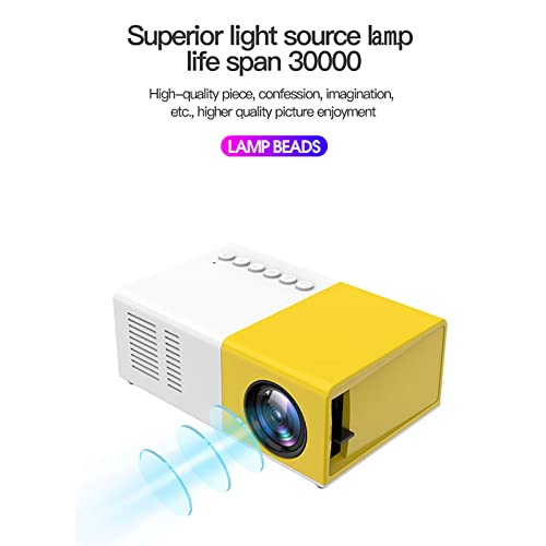 #kyEF3E Small Household Mini Projector Led Portable Projector Supports Hd 1080P Outdoor Mobile Power Supply