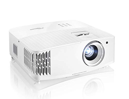 Optoma - UHD30 4K UHD Projector with HDR10, HLG & Enhanced Gaming Mode - White (Renewed)