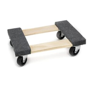 Stark Wheeled Heavy Duty Furniture Dolly Moving Carrier Casters for Heavier Mover Dollies 1000lbs Capacity