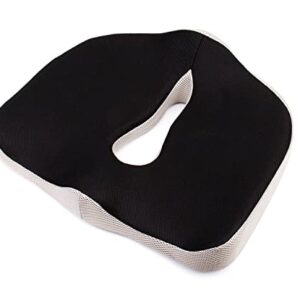 Memory Foam Seat Chair Cushion Relieve Sciatica Pain Coccyx Pain Comfortable seat Cushion Ergonomic Design Used for Office Chair Cushions car seat Cushions and Wheelchair Cushions