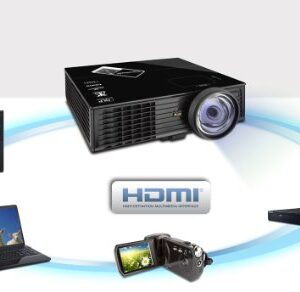 ViewSonic PJD6683WS WXGA 1280x800 DLP Projector, 3000 ANSI Lumens, 15,000:1 Contrast Ratio - Black