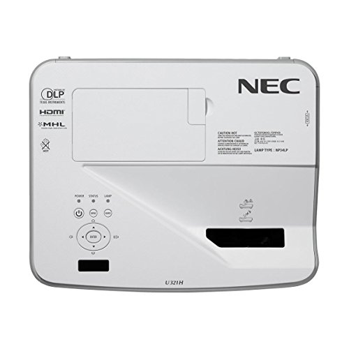 NEC Display Solutions NP-U321H NP-U321H 3200-Lumen's Ultra Short Throw Projector 1080P with 8W Speaker RJ45