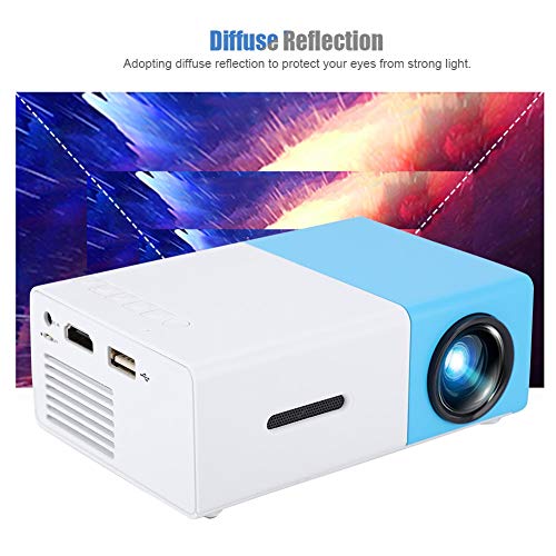 Mini Projector, 1080P Full HD LED Video Projector, Hologram Projector, Indoor/Outdoor Portable Projector, Ideal for Home/Camping/Travel/Party