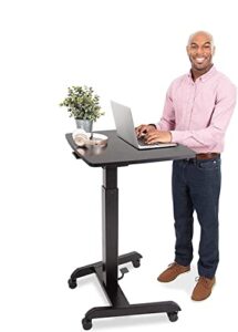 stand steady multifunctional mobile podium (black)