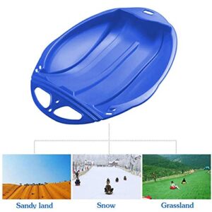 Snow Sleds, Kids & Adult Round Sand Slider Disc Toy Snow Sled Skiing Pad Board Winter Sports Snow Slider