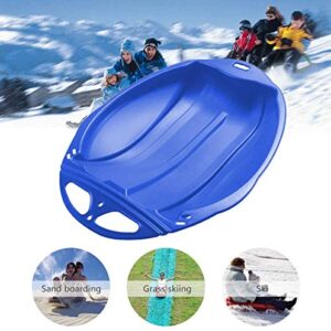 Snow Sleds, Kids & Adult Round Sand Slider Disc Toy Snow Sled Skiing Pad Board Winter Sports Snow Slider