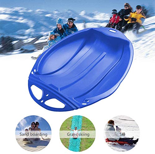 Snow Sleds, Kids & Adult Round Sand Slider Disc Toy Snow Sled Skiing Pad Board Winter Sports Snow Slider