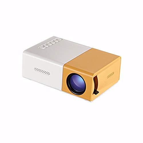 Sdoveb Mini Projector -1080P Home Cinema USB HDMI AV SD Portable HD LED Projector with USB/AV/SD/HD Ports,Compatible with Smart Phones/Laptops/Tablets/DVD Players/Game Consoles (1)