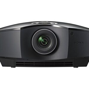 Sony Home Theater Projector VPL-HW45ES: 1080P Full HD Video Projector for TV, Movies and Gaming - Home Cinema Projector with 3 SXRD Imagers and 1,800 Lumens for Brightness - 3D Compatible