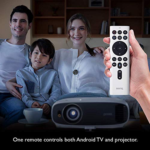 BenQ HT3550i True 4K Smart Home Theater Projector powered by Android TV - Google Play - Wireless Projection - HDR-PRO - 95 percent DCI-P3, 100 percent Rec709 - Lens shift (Renewed)