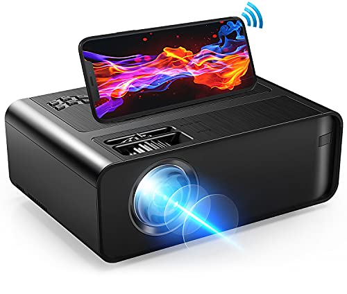 Mini Projector for iPhone, Xinteprid WiFi Movie Projector 2023 Upgrade 9500L with Synchronize Smartphone Screen, Portable Video Projector 1080P HD Supported 200" Compatible with Android/iOS/HDMI/USB