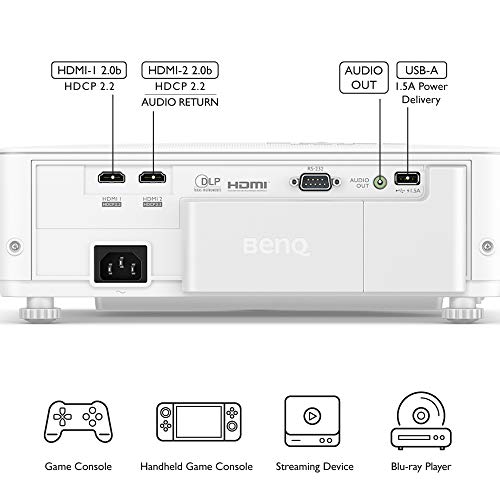 BenQ TK700STi 4K HDR Short Throw Gaming Projector | 4K 60Hz 16ms | 1080p 240Hz 4.16ms I 3000lm | 100” at 6.5 ft | RPG FPS Sport Game Modes | PS5 | Xbox | 2D Keystone I eARC | Golf Simulation