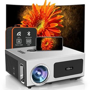 4k projector,5g wifi bluetooth projector max500″display,900ansi native1080p projector,outdoor projector support 50%zoom.4p/4d & ±50°keystone,ppt.dolby.movie projector compatible ios/android/win/tv/ps5