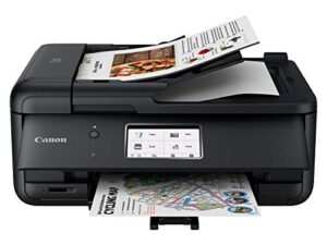 canon tr8620a all-in-one printer home office | copier |scanner| fax |auto document feeder | photo and document | airprint (r) and android, black