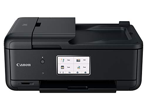 Canon TR8620a All-in-One Printer Home Office | Copier |Scanner| Fax |Auto Document Feeder | Photo and Document | Airprint (R) and Android, Black
