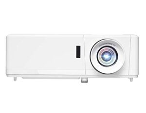 optoma hz39hdr laser home theater projector with hdr | 4k input | 4000 lumens | lamp-free reliable operation 30,000 hours | easy setup with 1.3x zoom | quiet operation 32db | crestron compatible,white