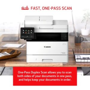 Canon imageCLASS MF451dw All-in-One Wireless Monochrome Laser Printer | Print, Copy, & Scan| 5" inch Color Touch LCD