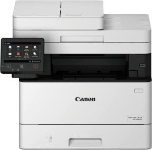 canon imageclass mf453dw all-in-one wireless monochrome laser printer | print, copy, & scan| | 5″ color touch lcd | one pass duplex scan