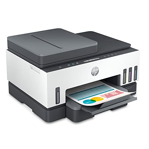 HP Smart -Tank 7301 Wireless All-in-One Cartridge-free Ink Printer, up to 2 years of ink included, mobile print, scan, copy, automatic document feeder (28B70A)