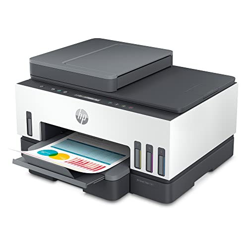 HP Smart -Tank 7301 Wireless All-in-One Cartridge-free Ink Printer, up to 2 years of ink included, mobile print, scan, copy, automatic document feeder (28B70A)