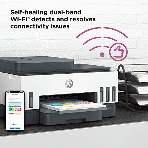 HP Smart -Tank 7301 Wireless All-in-One Cartridge-free Ink Printer, up to 2 years of ink included, mobile print, scan, copy, automatic document feeder (28B70A)