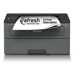 brother compact monochrome laser printer, hl-l2370dwxl extended print, up to 2 years of printing included, wireless printing, refresh subscription and amazon dash replenishment ready