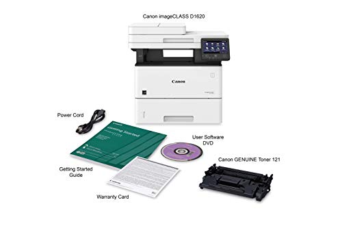 Canon imageCLASS D1620 (2223C024) Multifunction, Wireless Laser Printer with AirPrint, 45 Pages Per Minute and 3 Year Warranty, Amazon Dash Replenishment enabled, 17.8" x 19.5" x 18.3"