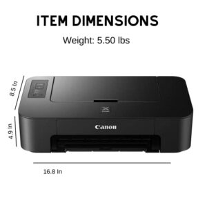 NEEGO Canon Pixma Inkjet Color Printer, High Resolution Fast Speed Printing Compact Size Easy Setup and Simple Connectivity Up to 4800x1200 DPI Color Resolution 6 ft Printer Cable - Black