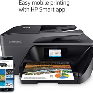 HP OfficeJet Pro 6978 All-in-One Wireless Printer, Copier, Scanner, Fax, Duplex 2-Sided Printing, Instant Ink, Compatible with Alexa, with XPI USB Printer Cable