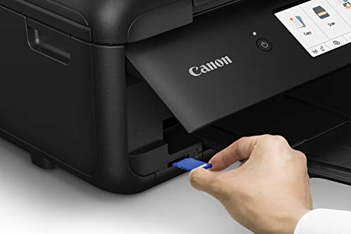 Canon PIXMA TS9520 All In one Wireless Printer Home or Office| Scanner | Copier | Mobile Printing with AirPrint and Google Cloud Print, Black, Works with Alexa, One Size