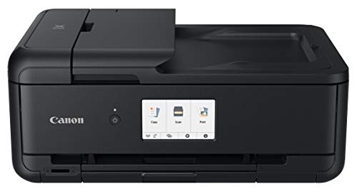 Canon PIXMA TS9520 All In one Wireless Printer Home or Office| Scanner | Copier | Mobile Printing with AirPrint and Google Cloud Print, Black, Works with Alexa, One Size