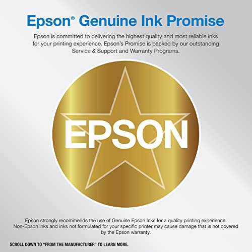 Epson EcoTank ET-2850 Wireless Color All-in-One Cartridge-Free Supertank Printer with Scan, Copy and Auto 2-Sided Printing. Full 1-Year Limited Warranty - White (Renewed Premium)