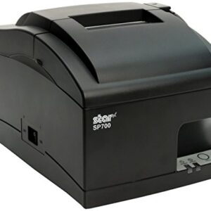 Star Micronics SP742ME Ethernet (LAN) Impact Receipt Printer with Auto-cutter and Internal Power Supply - Gray