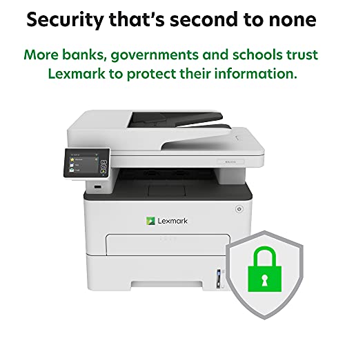 Lexmark MB2236i Multifunction Wireless Monochrome Laser Printer with A 2.8 Inch Color Touch Screen, Standard Two-Sided Printing, Cloud Fax Capability (18M0751)