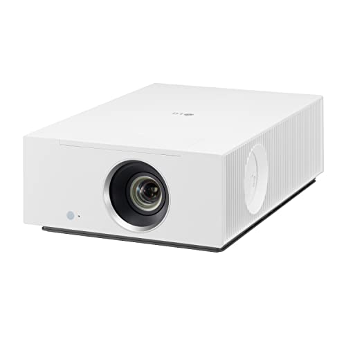 LG CineBeam UHD 4K Projector HU710PW - DLP Home Theater Smart Projector, White