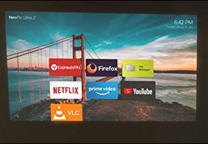 Philips NeoPix Ultra 2, True Full HD Projector with Apps and Built-in Media Player