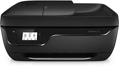 HP OfficeJet 3830 All-in-One Wireless Printer/Copier/Scanner/Fax, Instant Ink, Compatible with Alexa with XPI USB Printer Cable