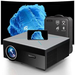 native 1080p 5g wifi bluetooth projector 4k support.1200ansi movie outdoor projector supprot software udpated,max500 display,±50°4p/4d keystone,50% zoom,ppt,4k projector tv stick,ios,android,win/ps5