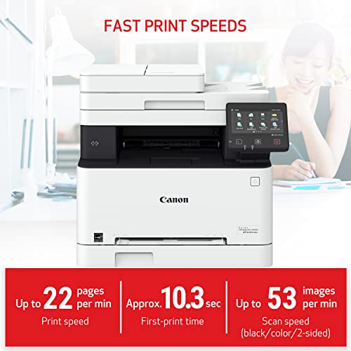 Canon Color imageCLASS MF656Cdw - All in One, Duplex, Wireless, Mobile-Ready Laser Printer with 3 Year Limited Warranty