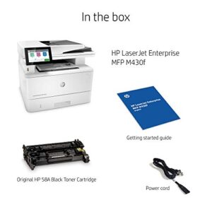 HP LaserJet Enterprise MFP M430f Monochrome All-in-One Printer with built-in Ethernet & 2-sided printing (3PZ55A)