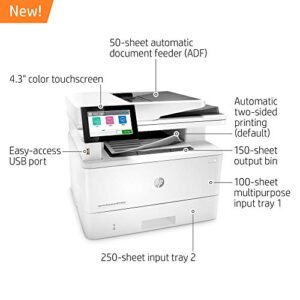 HP LaserJet Enterprise MFP M430f Monochrome All-in-One Printer with built-in Ethernet & 2-sided printing (3PZ55A)