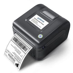 polono label printer, pl420 4×6 thermal printer, high-speed shipping label printer, commercial direct thermal printer for windows & mac system, compatible with amazon, ebay, fedex, shopify, etc