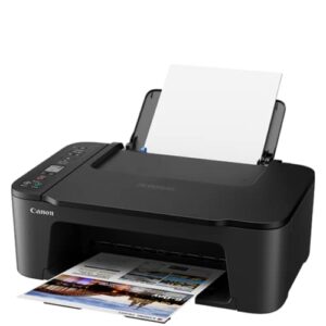 Canon Wireless Inkjet All-in-One Printer with LCD Screen Print Scan and Copy, Built-in WiFi Printing from Android, Laptop, Tablet, and Smartphone with 6 Ft NeeGo Printer Cable - Black