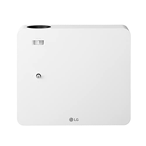 LG PF610P 120” Full HD (1920 x 1080) LED Portable Smart Home Theater CineBeam Projector, 1000 ANSI Lumen, Video, Disney+, YouTube, Apple TV and Wireless Mirroring with MiraCast