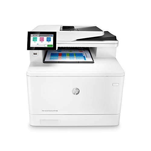 HP Color LaserJet Enterprise M480f Multifunction Duplex Printer (3QA55A) white