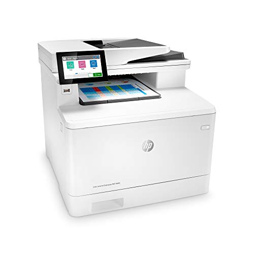 HP Color LaserJet Enterprise M480f Multifunction Duplex Printer (3QA55A) white