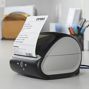 DYMO LabelWriter 5XL Label Printer Bundle, Prints Extra-Wide Shipping Labels (UPS, USPS) from Amazon, eBay, and More, Perfect for eCommerce Sellers, Includes 5 Extra-Large Shipping Labels (1100 Total)